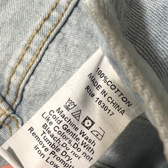 Princess Polly Women’s 4 (28x25) Straight Leg High Rise Ripped Denim Jeans - Picture 11 of 11